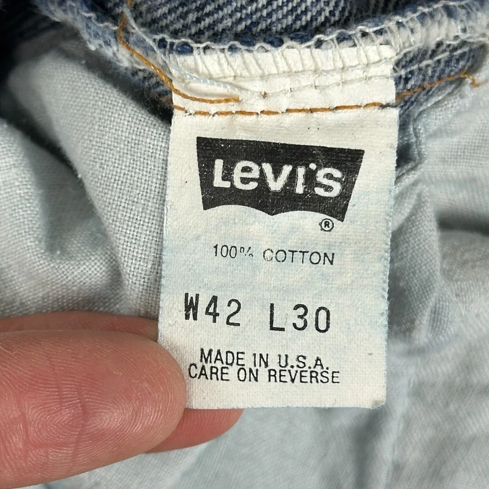 Vintage Levi's 540 Men's Straight Jeans Size 42 x 30 (FITS 40x30) USA